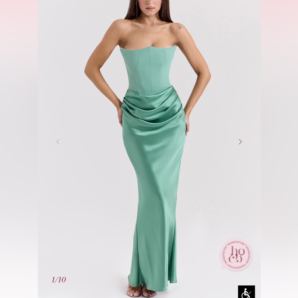 House of CB Turquoise Persephone Dress
